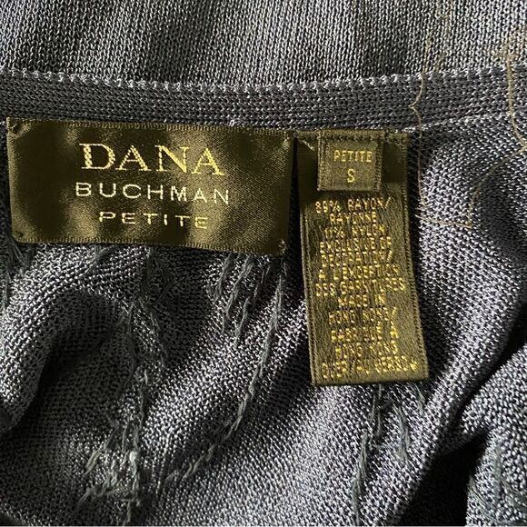 Dana Buchman Knit Beaded Blue Tank Top Size SP - Picture 6 of 7